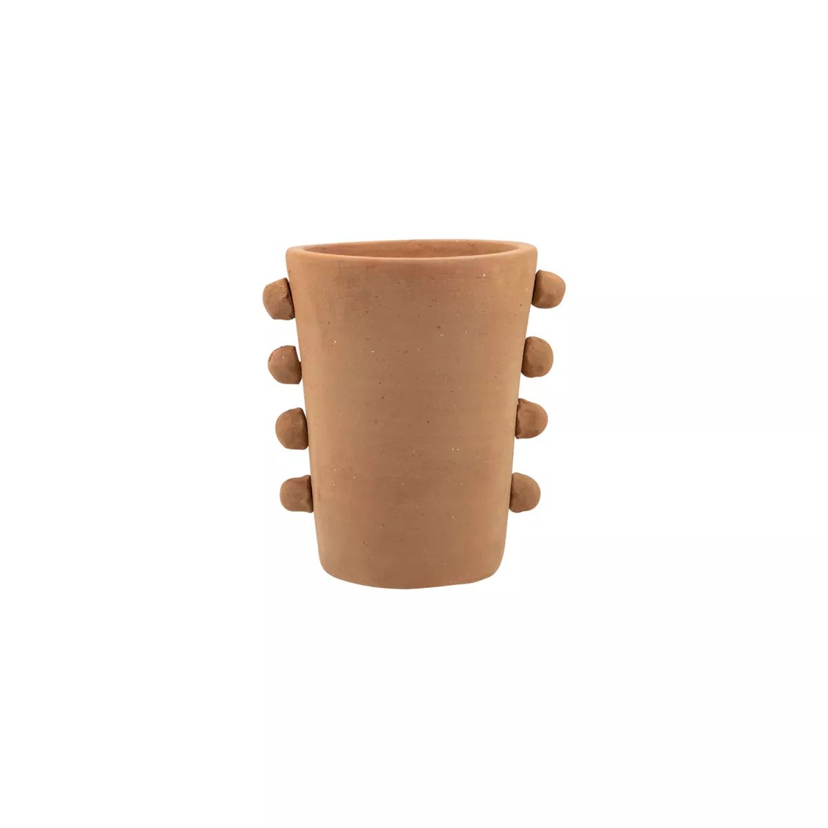 Natural Terracotta Beaded Decorative Vase  - Foreside Home & Garden | Target