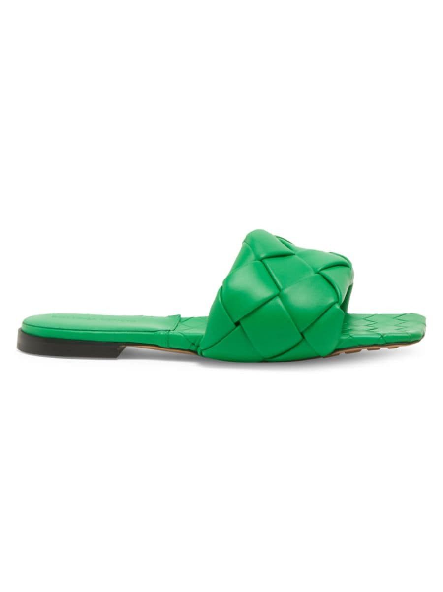 Lido Flat Leather Sandals | Saks Fifth Avenue