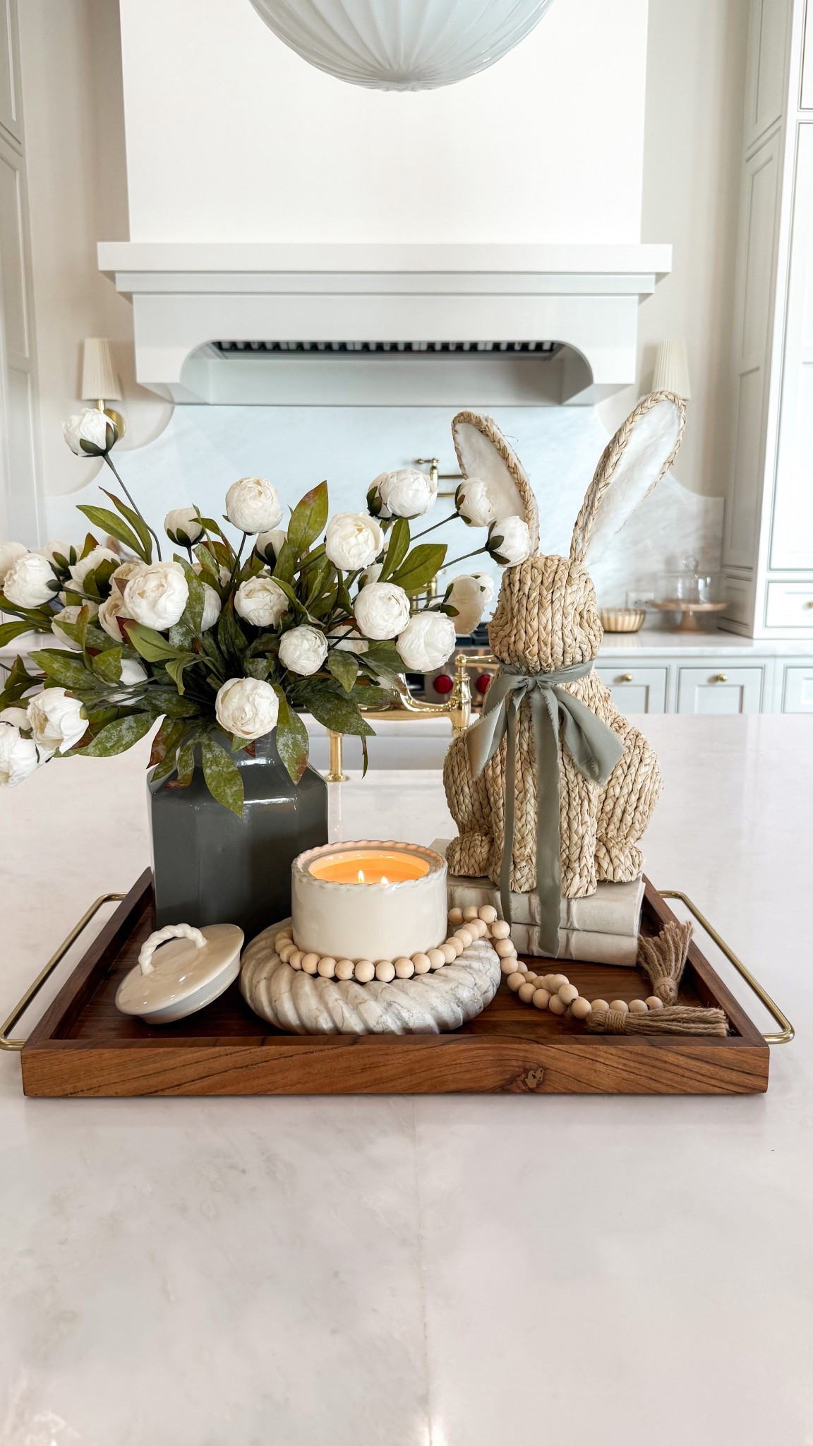 Easter centerpiece idea with this adorable rattan bunny! Loving all the sage green in this one!

#LTKSeasonal #LTKFindsUnder50 #LTKHome