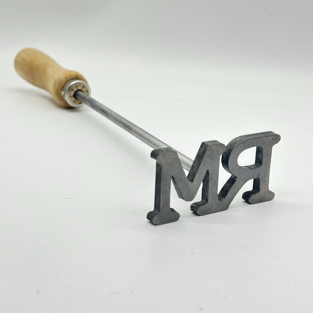 Personalized 2-letter Branding Iron for Meats, Steak, BBQ, Leather, and Wood - Etsy | Etsy (US)