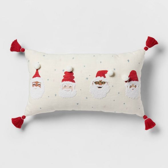 Oversized Santa Lumbar Christmas Throw Pillow - Threshold™ | Target