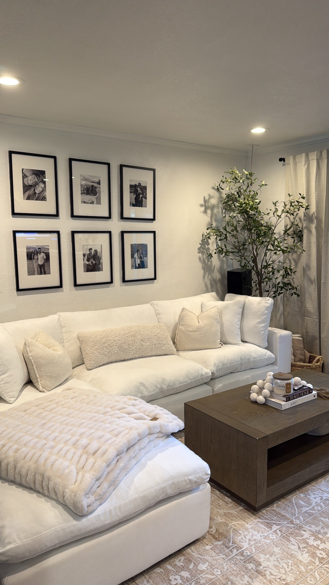 Year 3 with this couch & it’s still in perfect condition😍 removable and washable covers! Just throw them in the washing machine! Linked everything else in the photo as well:) 

#LTKHome #LTKStyleTip
