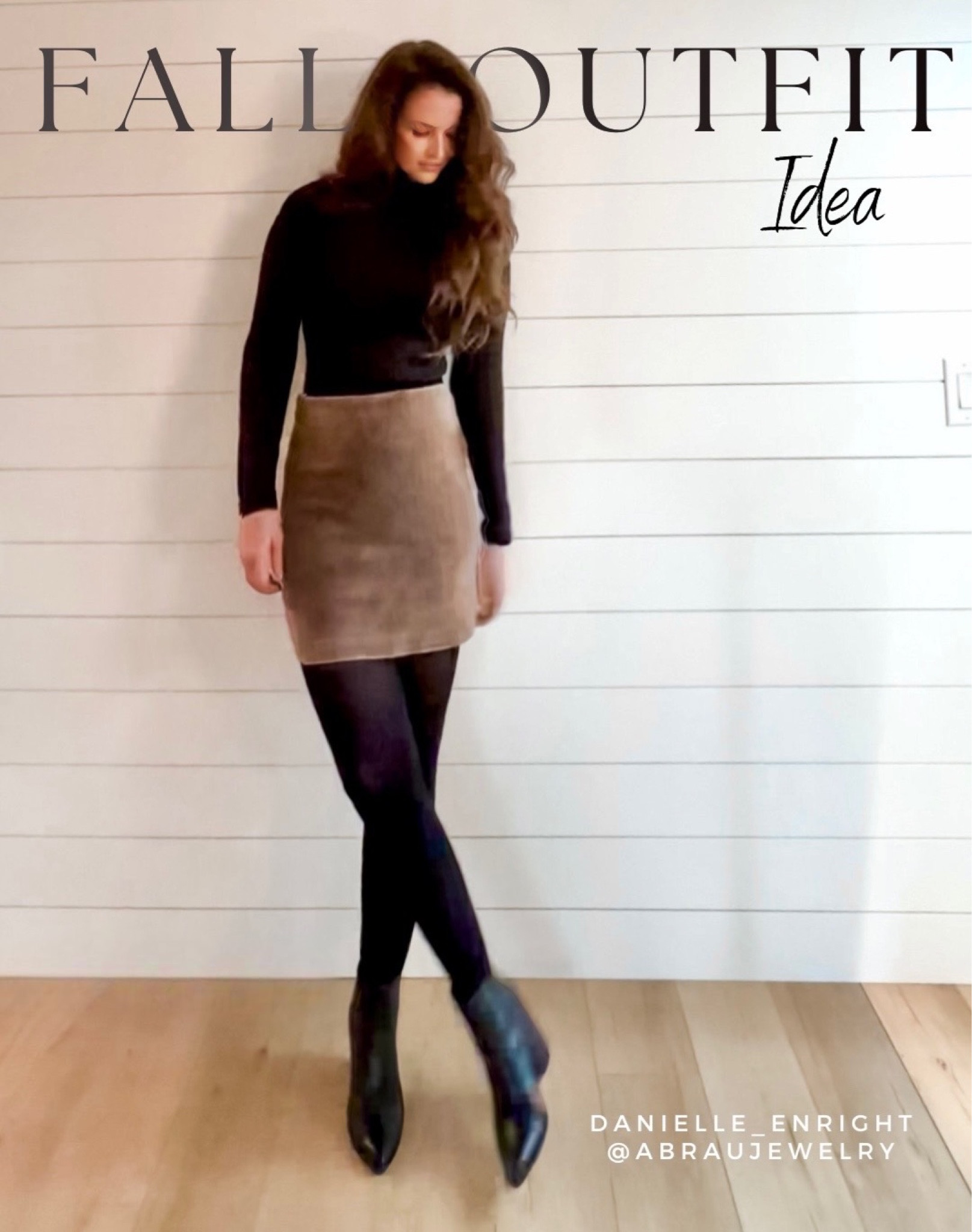 Corduroy skirt outfit with tights hotsell