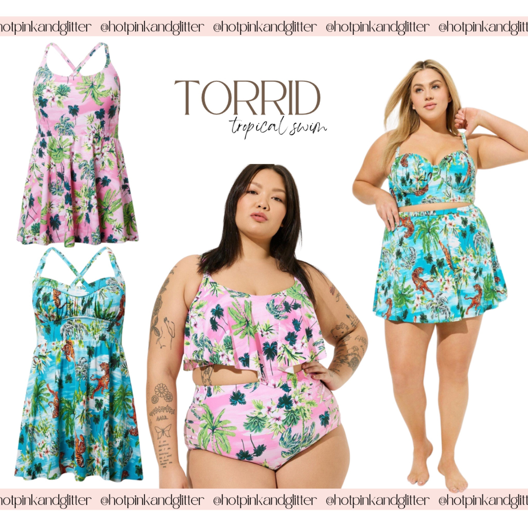 Plus size tropical printed swimwear 

#LTKstyletip #LTKplussize #LTKswim