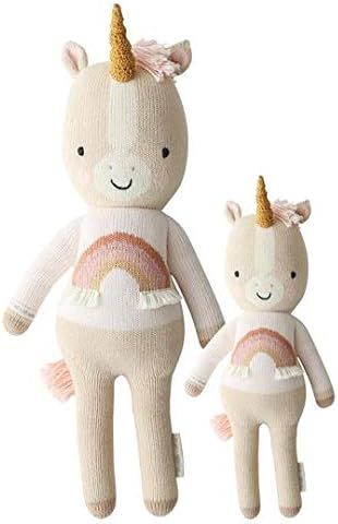 Amazon.com: cuddle + kind Zara The Unicorn Little 13" Hand-Knit Doll – 1 Doll = 10 Meals, Fair ... | Amazon (US)