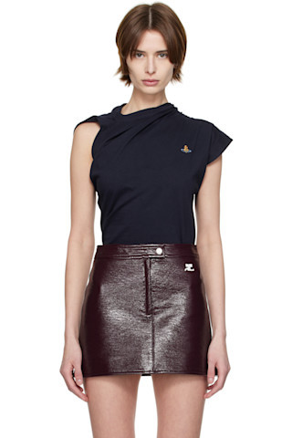 Navy Hebo T-Shirt | SSENSE