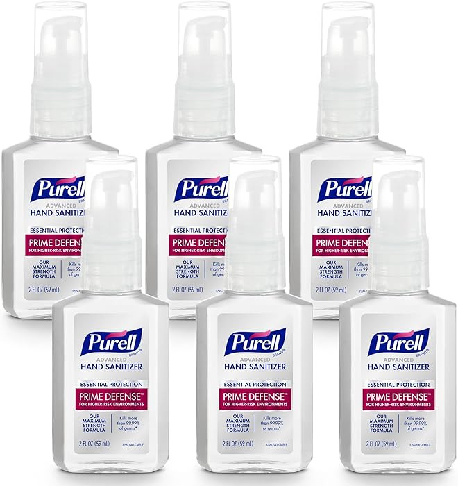 Purell Prime Defense Advanced Hand Sanitizer, Fragrance Free, Our Maximum Strength Formula, 2 fl ... | Amazon (US)