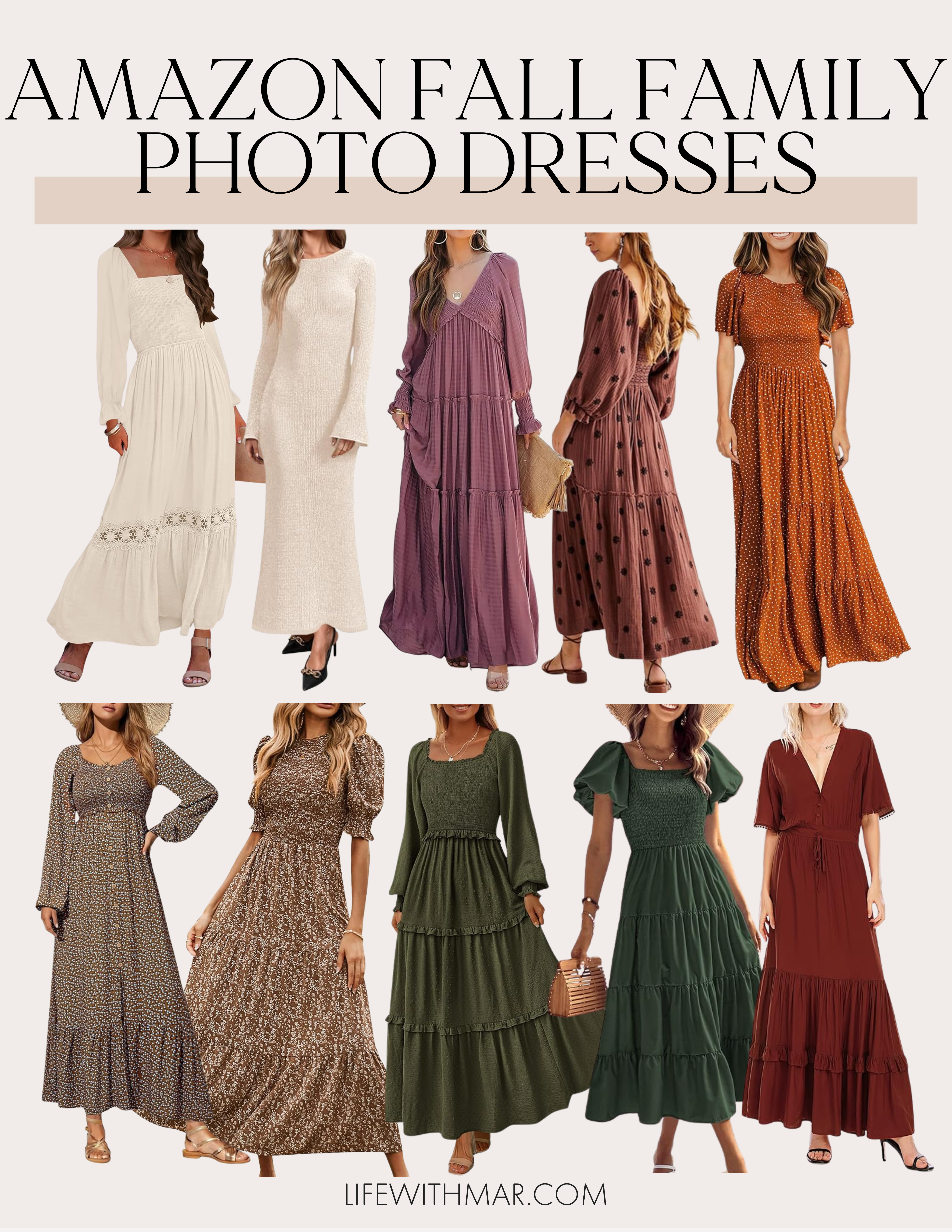 Fall Family Photo Dresses | Fall Photoshoot Dresses | Fall Dresses | Fall Maxi Dresses | Fall Midi Dresses | Amazon Fall Dresses | Amazon Dresses | Fall Outfits  

 #LTKSeasonal #LTKFindsUnder100 #LTKStyleTip