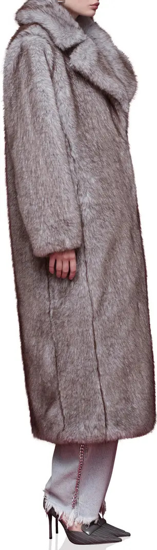 Faux Fur Longline Coat | Nordstrom