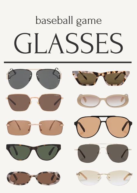 Glasses you need this spring!! #winteroutfits #springglasses #sunglasses #trendingsunglasses #baseballgame #springtraining #sunglasses

#LTKMostLoved #LTKU #LTKSeasonal