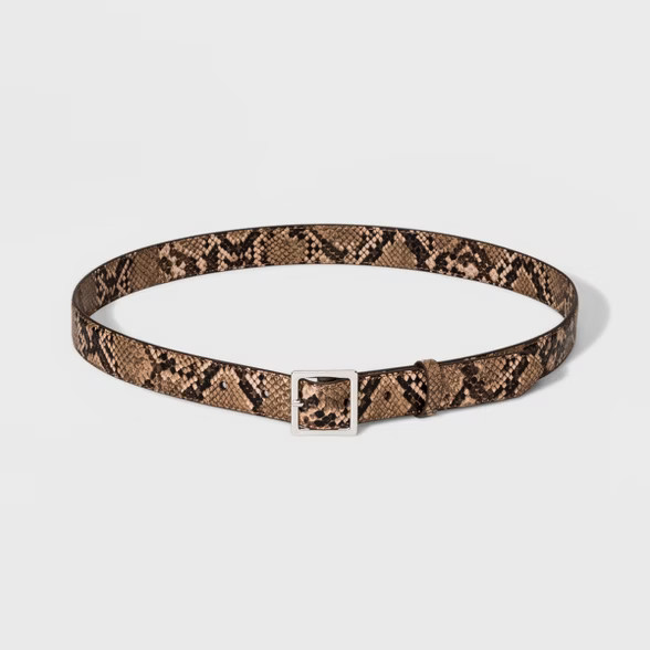 Women's Exotic Belt - A New Day™ Snake | Target