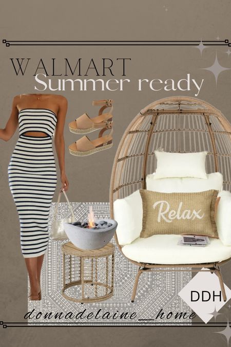 Summer 2024, coming for you✨
This cute egg chair is such a fabulous price at the mart, love it! And how fun is the relax pillow, a must have for any patio! 


#LTKSeasonal #LTKHome