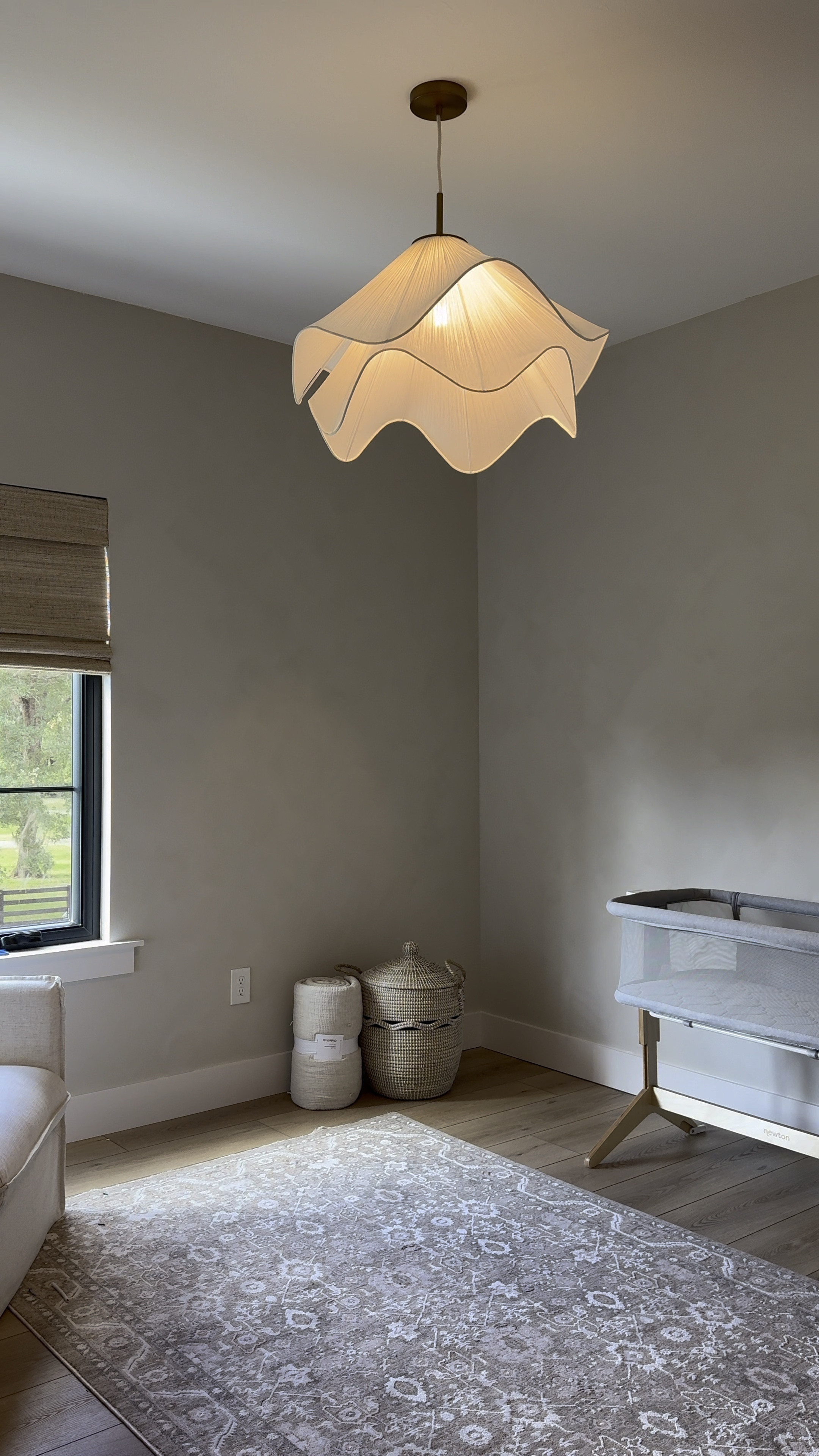 The perfect nursery light fixture for baby girl 🤍 

Nursery decor, nursery light fixture, lighting, girl nursery, neutral home, modern organic, nursery reveal

#LTKHome #LTKBaby #LTKVideo