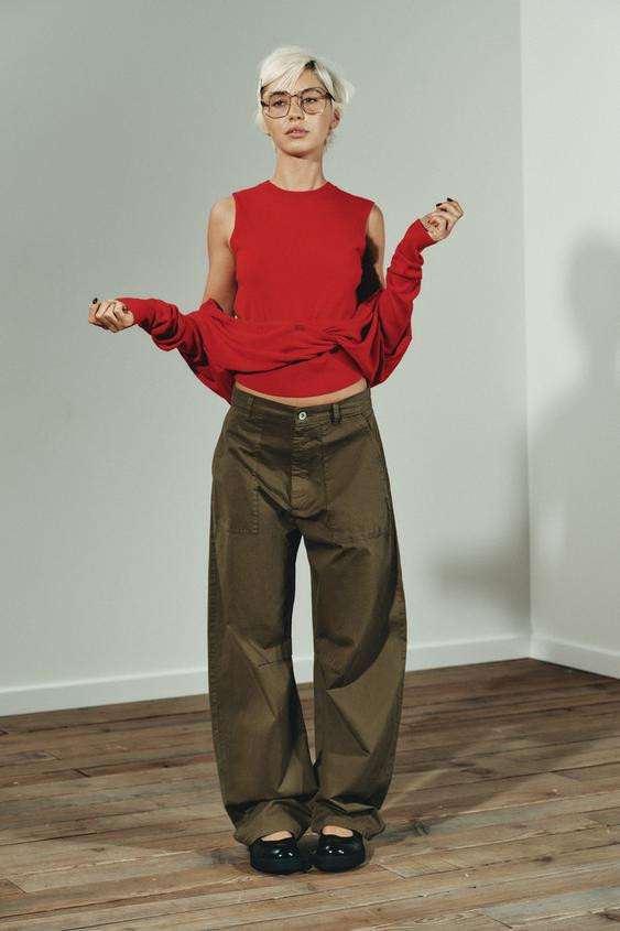 BALLOON CARGO TROUSERS | Zara UK