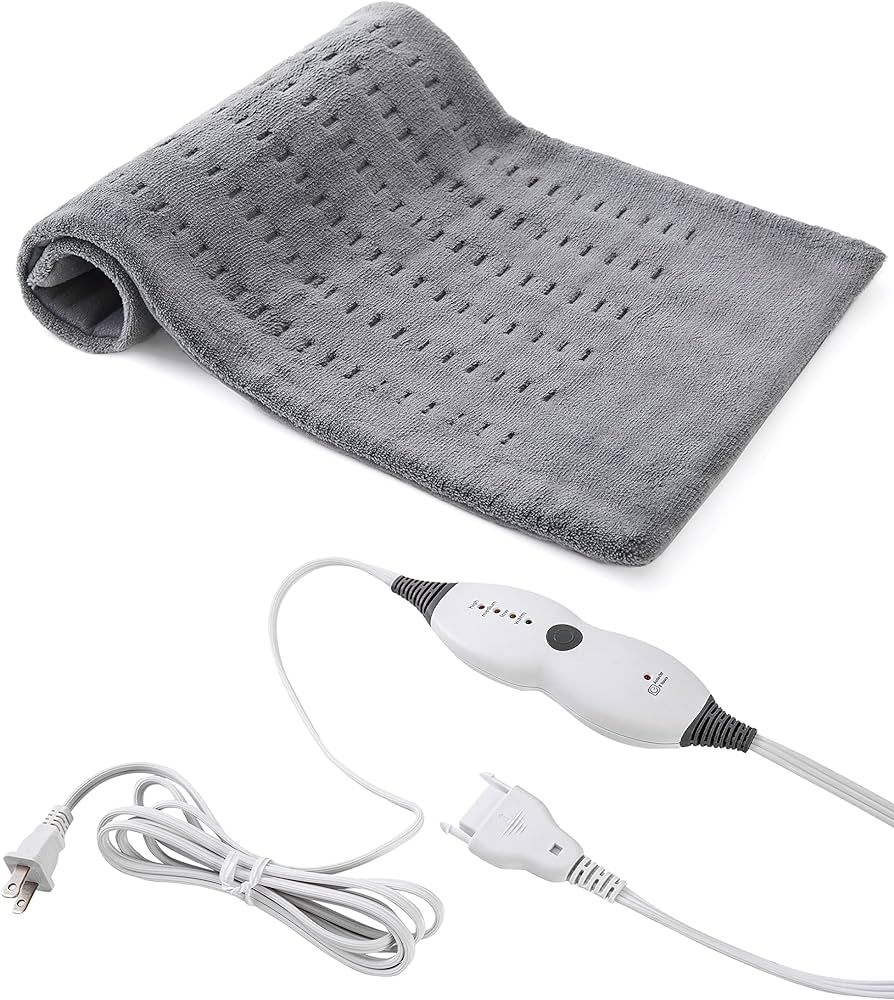 EVAJOY Electric Heating Pad 12"x24'' Large Heating Pad for Back Pain, 10 Temperature Settings, So... | Amazon (CA)
