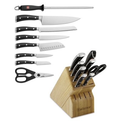 Wüsthof Classic Ikon 9-Piece Knife Block Set | Williams-Sonoma