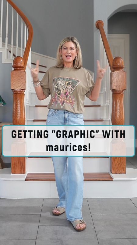 These 4 outfits featuring 4 fun graphic tees from @maurices work now and all summer long! Whatever you want to say, @maurices has a graphic tee for you! #ad #discovermaurices #springoutfit #fashionover40 #fashionover50 #countryconcert #graphictees 

#LTKFestival #LTKfindsunder50 #LTKover40
