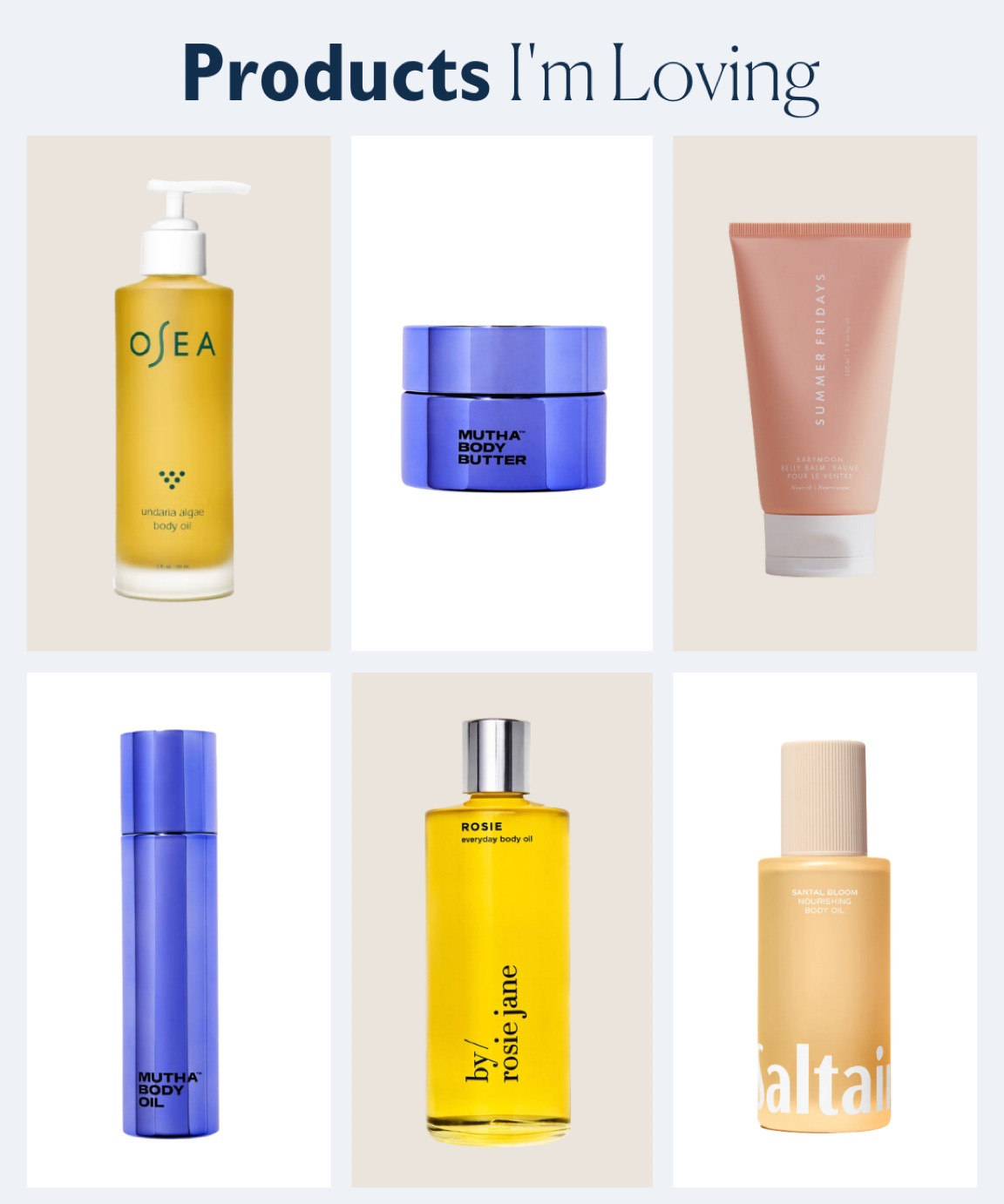 Body oils and lotions I’m loving! 💕

#LTKbump #LTKbeauty #LTKbaby