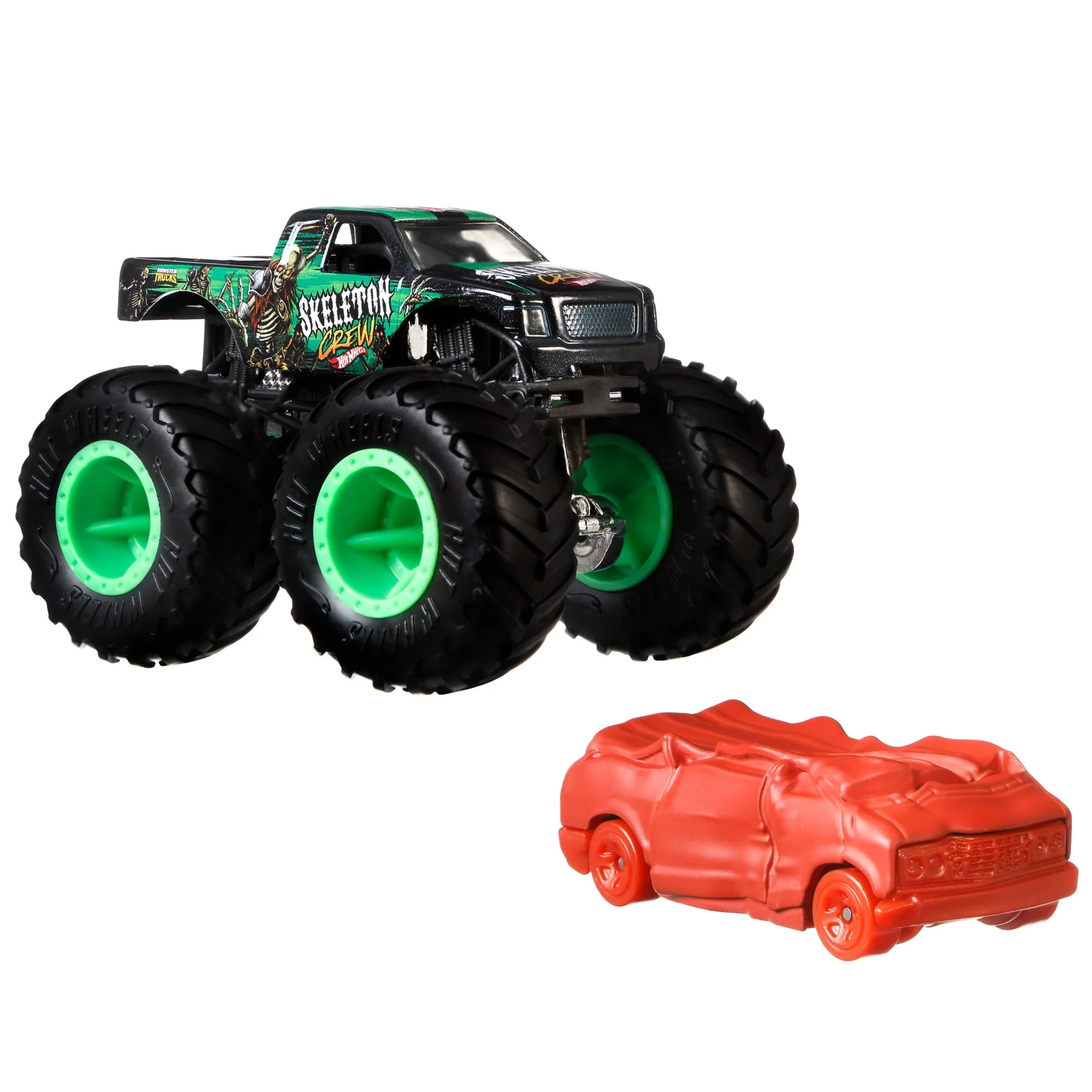 Hot Wheels Monster Trucks Skeleton Crew Combo Pack | Walmart (US)