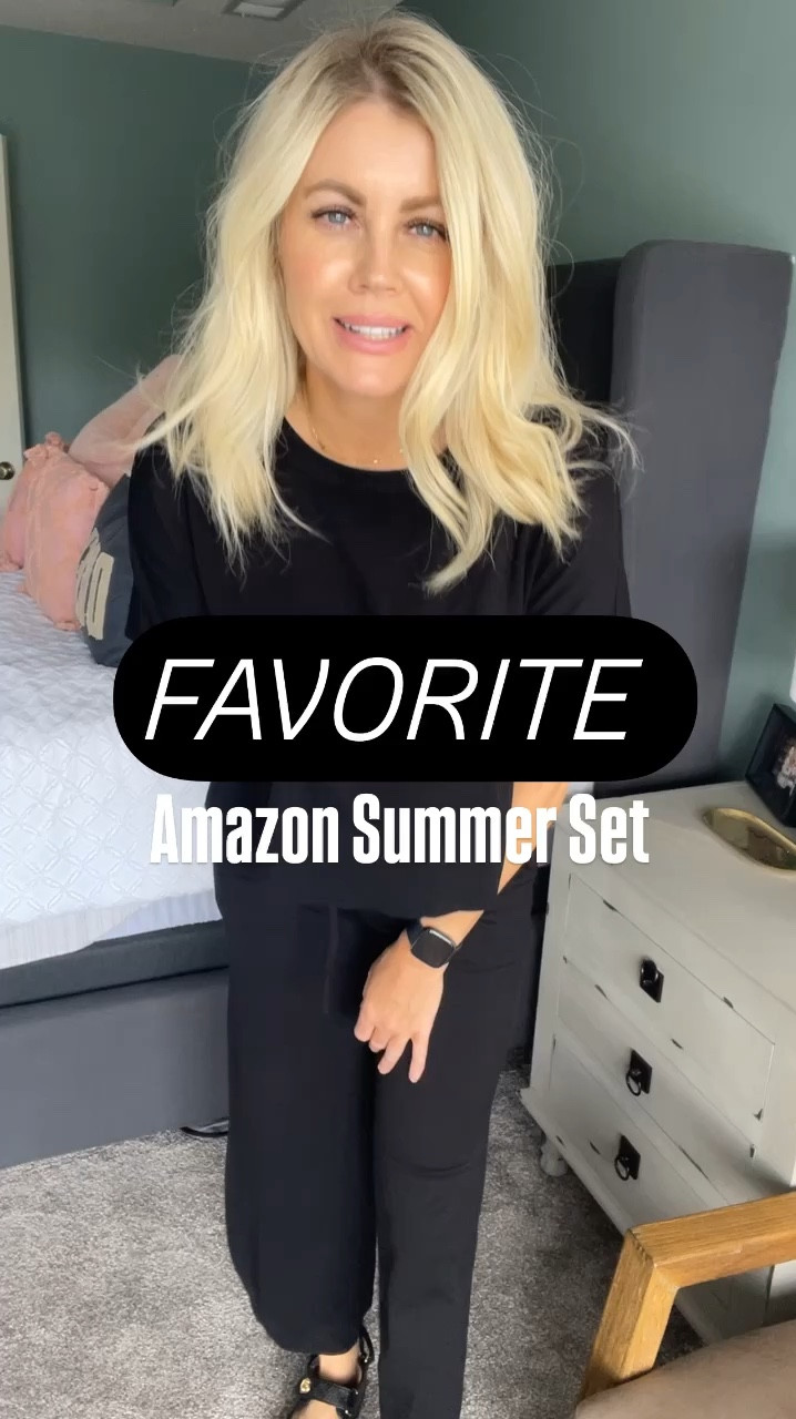 My FAVORITE Amazon set to date!! 👗💛🤍
▪️The fabric is lightweight& airy : perfect for summer nights!
▪️I love the sweater band on the bottom of pants!! Such a cute detail 😍
▪️Come in many different colors & fit true to size. (I’m in a medium for reference.)

Summer sets, Amazon fashion, affordable fashion, fashion over 40, Amazon finds, summer fashion, cute outfit ideas, Amazon sets

#amazonfashion #amazondeals #amazonfinds #amazonmusthaves #amazonpartner #amazonforthewin #summerfashion #ootd #linenset#founditonamazon #outfitinspo #amazonsets #cuteoutfits