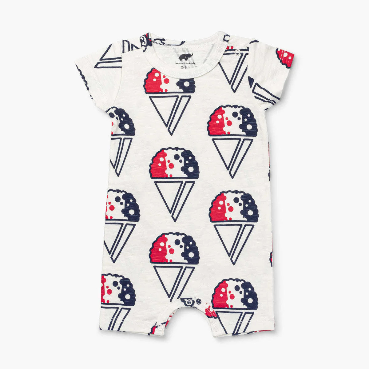 Slub Shorty Romper - Organic Baby Clothes - Monica + Andy | Monica + Andy