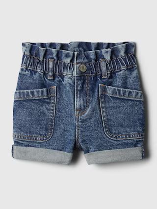 babyGap Just Like Mom Ruffle Denim Shorts | Gap (US)