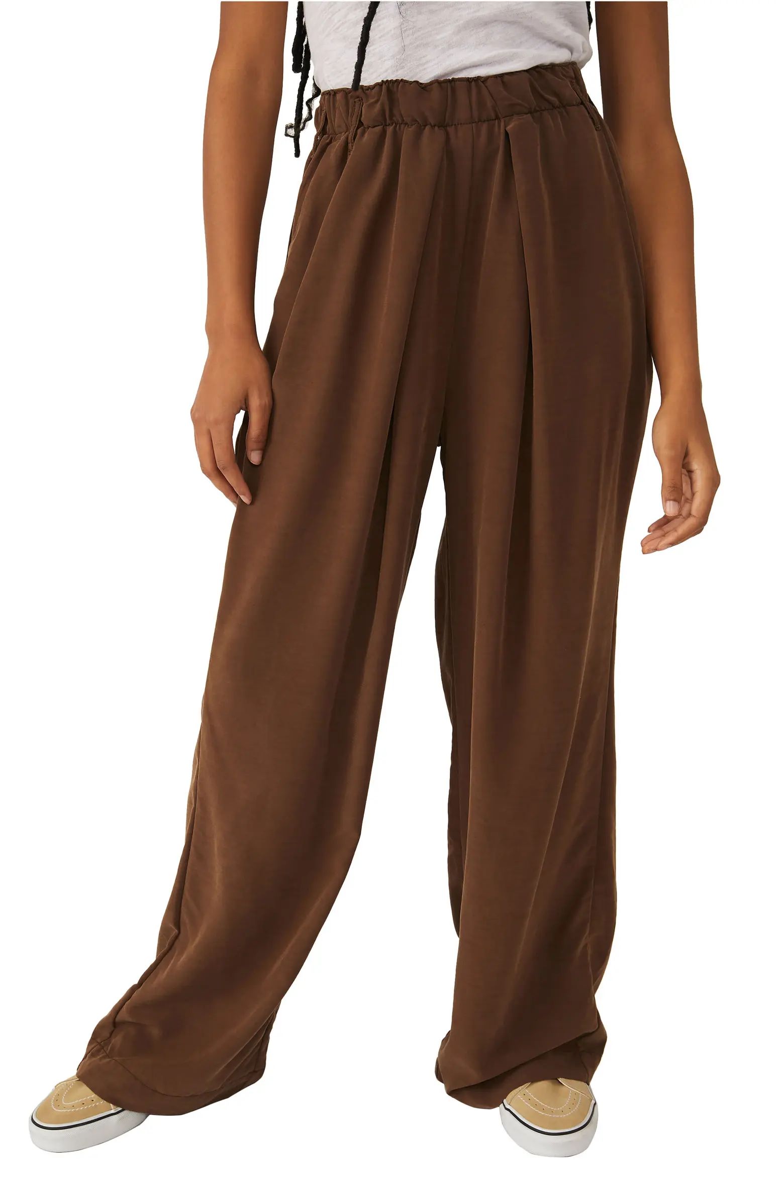 Free People Nothin' to Say Wide Leg Pants | Nordstrom | Nordstrom