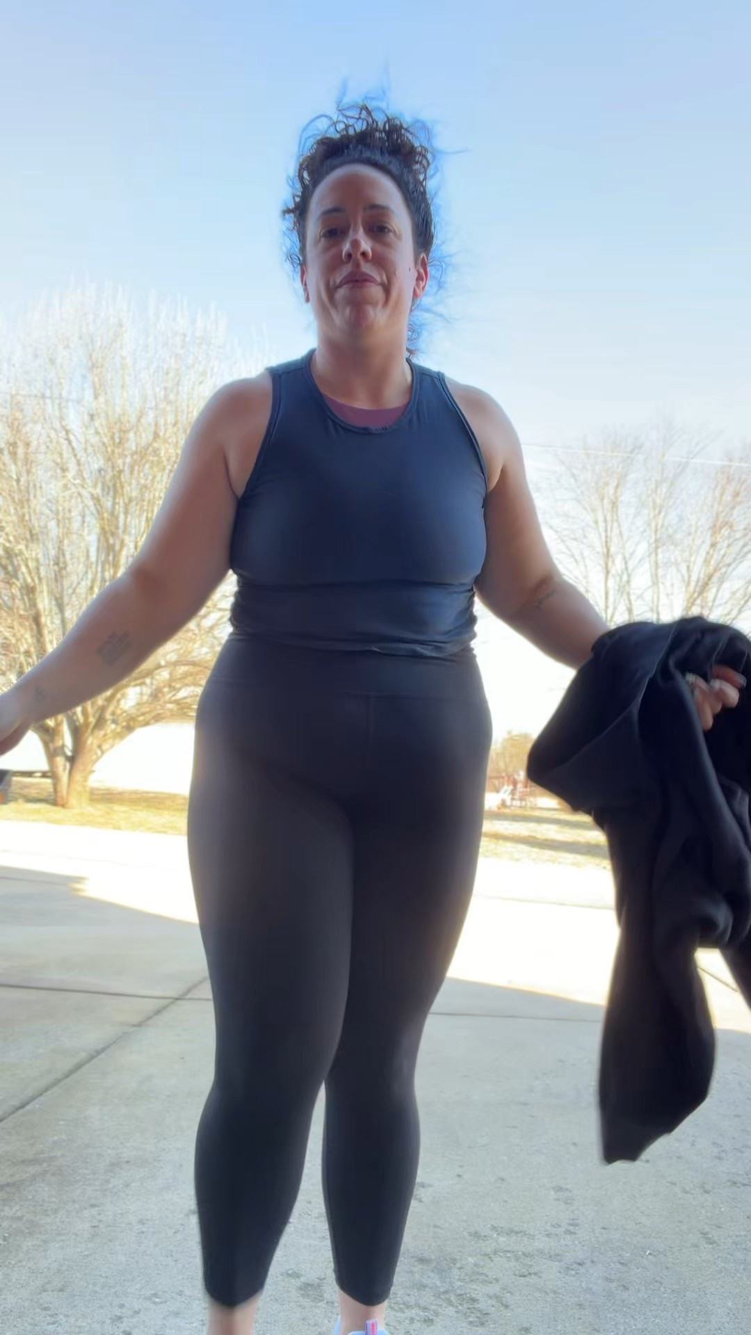 What I wore today as a curvy girl do upper body day! Size xl in everything! 

#LTKootd #LTKMidsize #LTKfitnessgoals