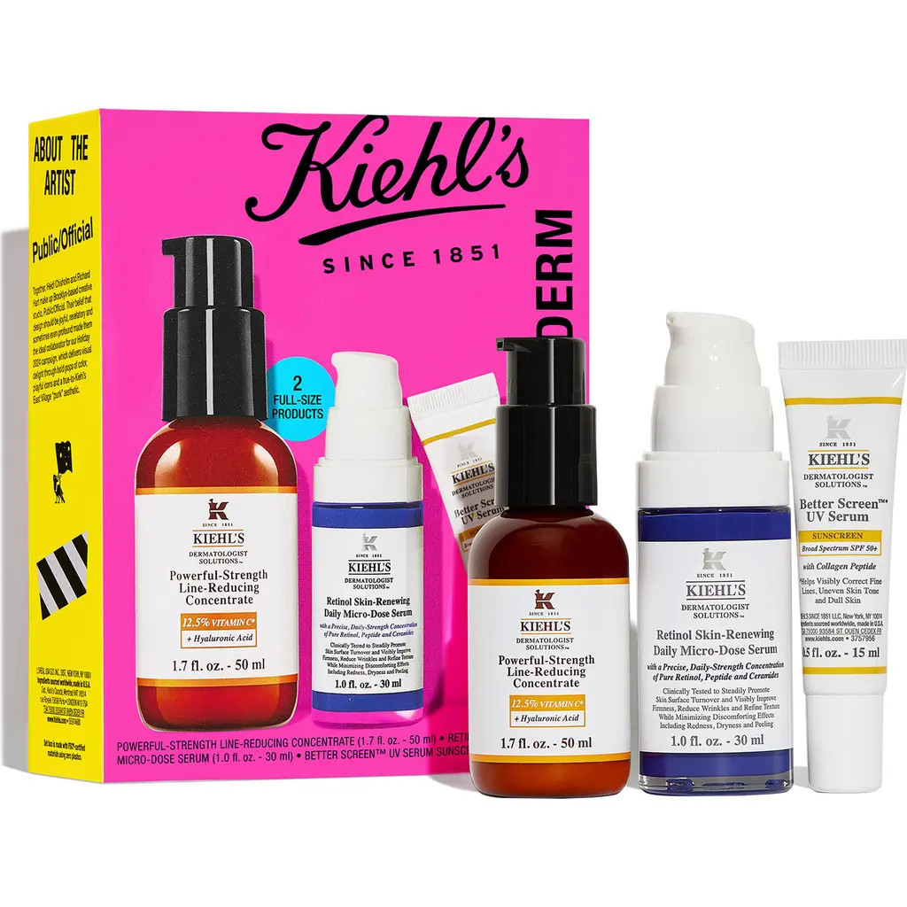 Kiehl's Since 1851 Dare to Derm Skin Care Gift Set $163 Value at Nordstrom | Nordstrom