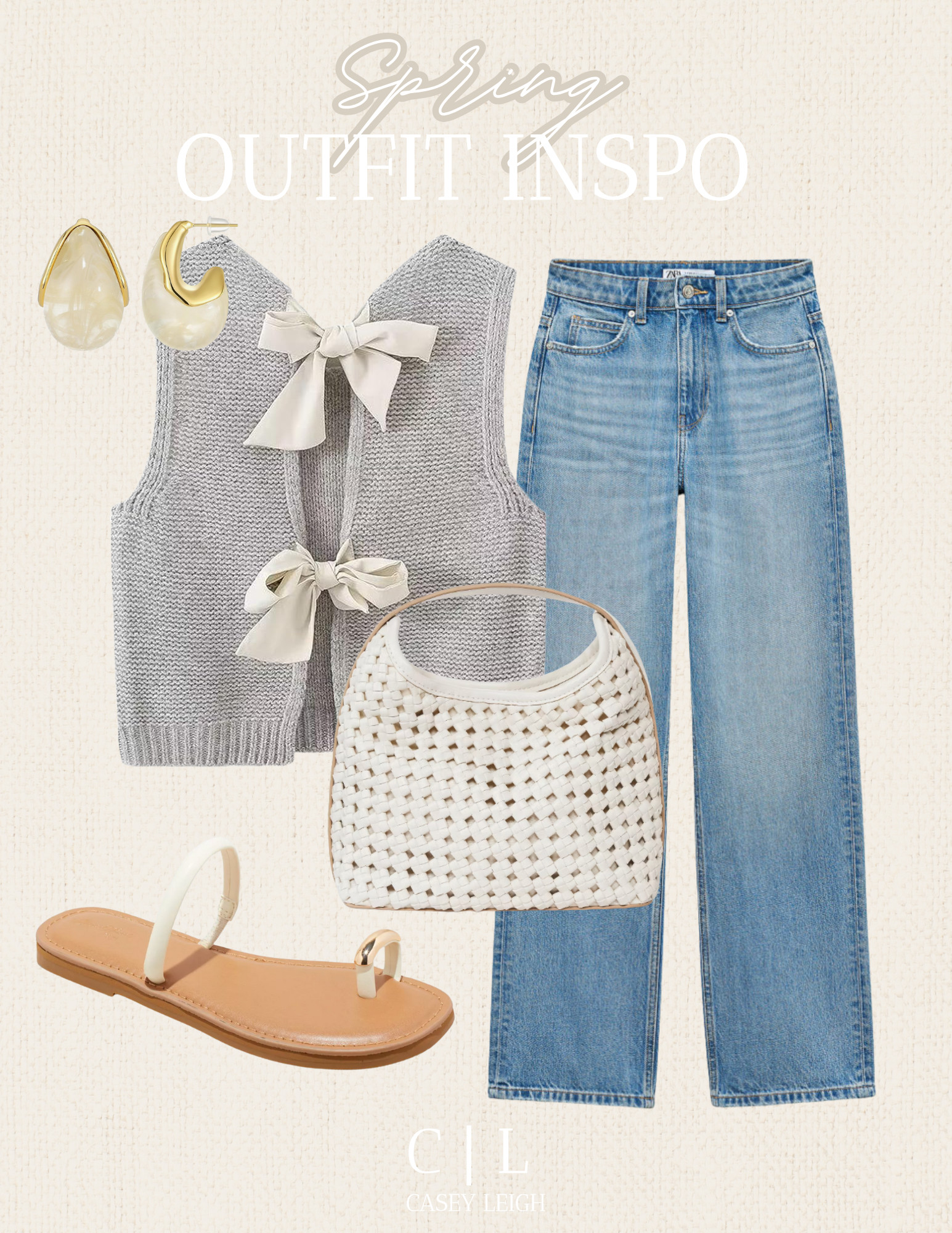 Spring style, but make it effortless! 💫 Loving this neutral-chic look—perfect for brunch, weekend strolls, or just feeling put together while staying comfy. 🤍 #springoutfit #springstyle 

 #LTKStyleTip