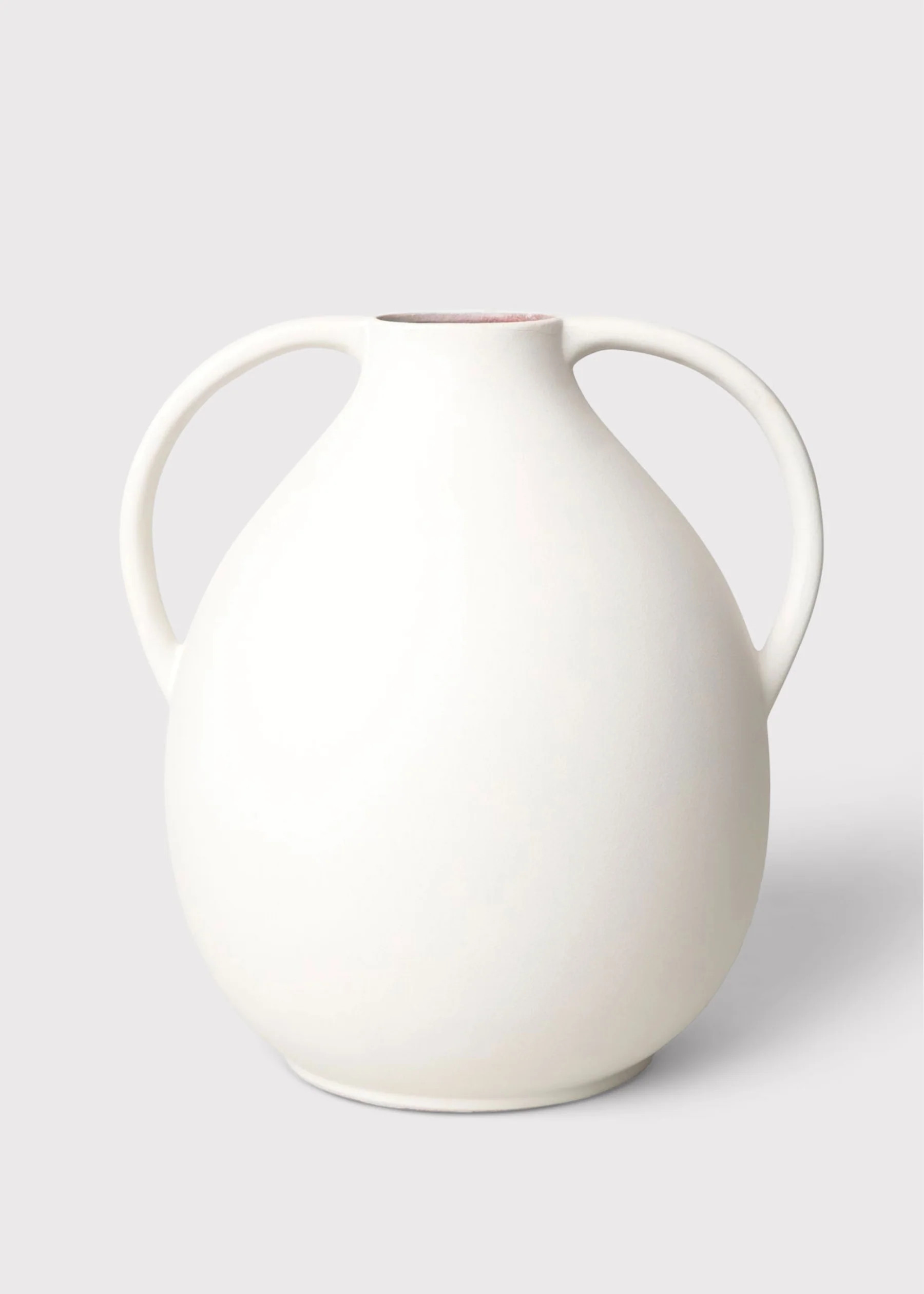 Terracotta Floor Jug in White | Shop Watertight Vases at Afloral.com | Afloral