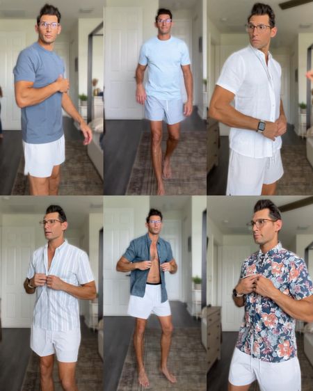 Abercrombie men try on. Casey’s in a medium in everything  

Shorts and pants run relaxed - oversize. 

#LTKstyletip #LTKswim #LTKmens