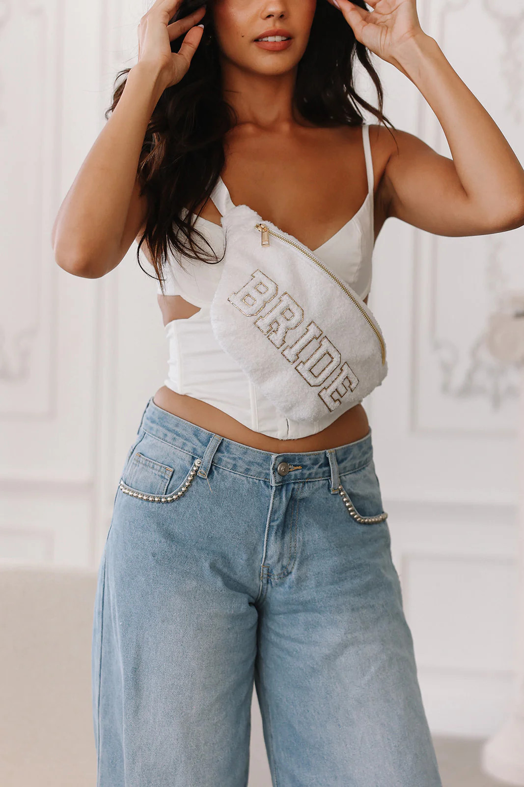 BRIDE Varsity Belt Bag | Untamed Petals
