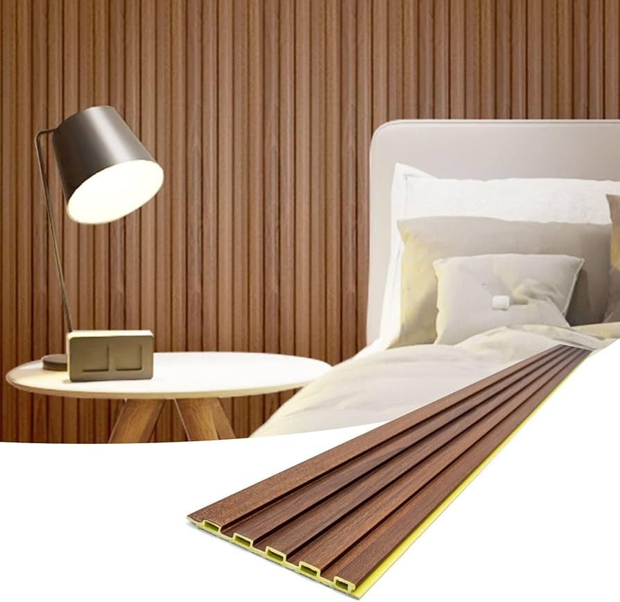 Art3d Slat Wall Panels, WPC Soundproof 3D Wall Paneling for Interior Wall Decor, TV Background, 8... | Amazon (US)