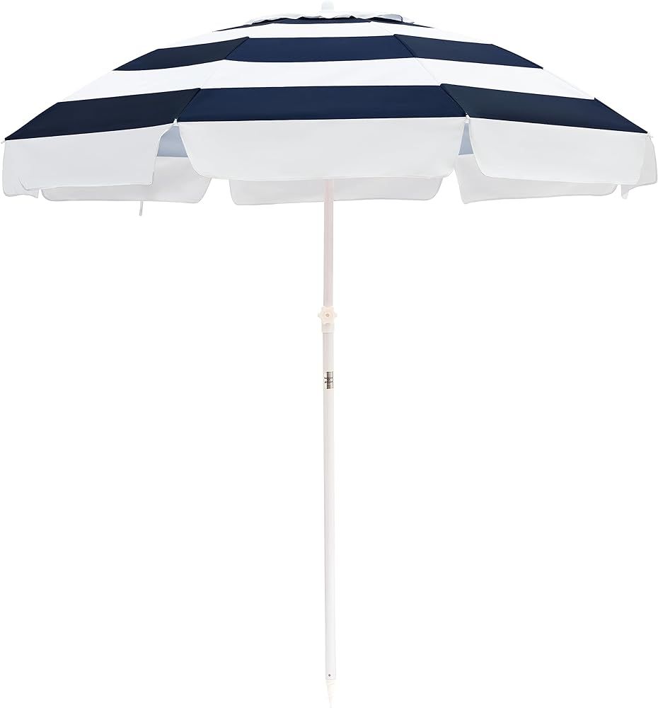 Business & Pleasure Co. Family Beach Umbrella - Premium & Lightweight 6' Beach Umbrella - UPF 50+... | Amazon (US)