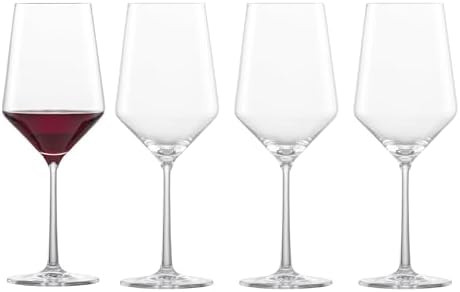 ZWIESEL GLAS Pure Cabernet Red Wine Glass (Set of 4), Graceful Wine Glasses for Red Wine, Dishwas... | Amazon (US)