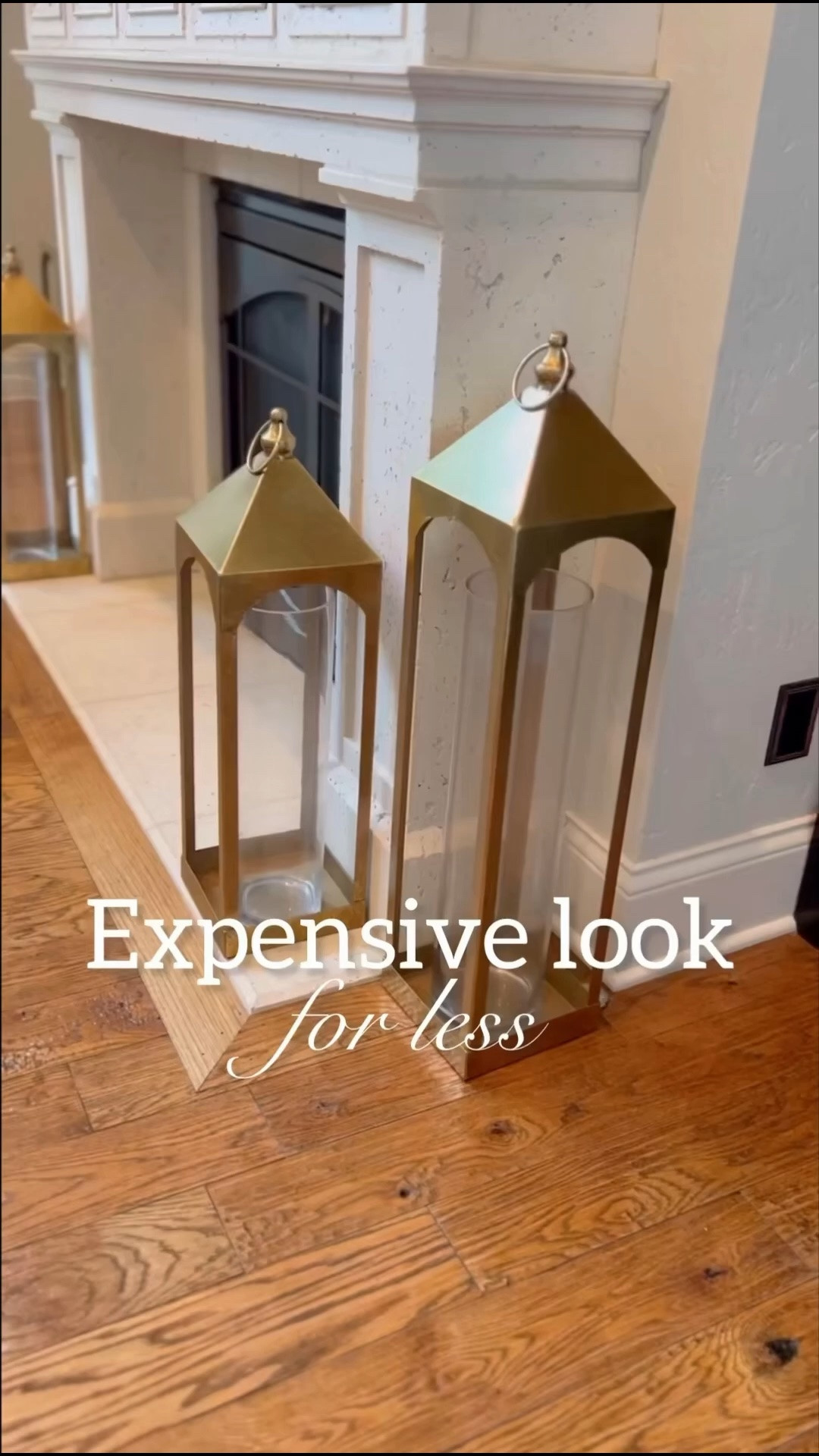 Get an expensive look for less with these beautiful lanterns.
Metal oversized brass lanterns. Home decor. Home finds. Affordable luxury.

#LTKHome