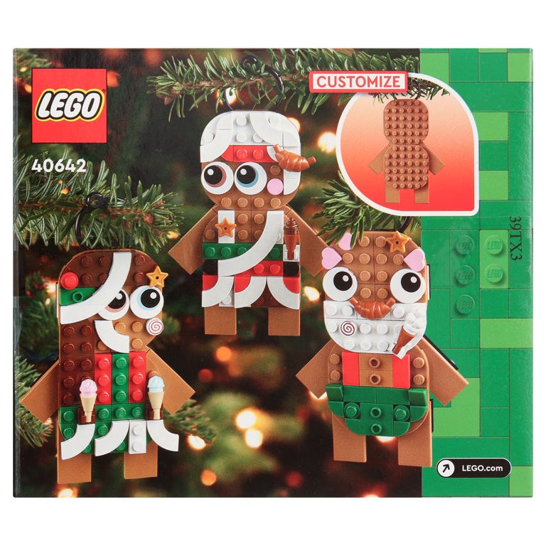 LEGO Gingerbread Ornaments Building Toy, Festive Gingerbread Décor, Great Family Activity or Hol... | Walmart (US)