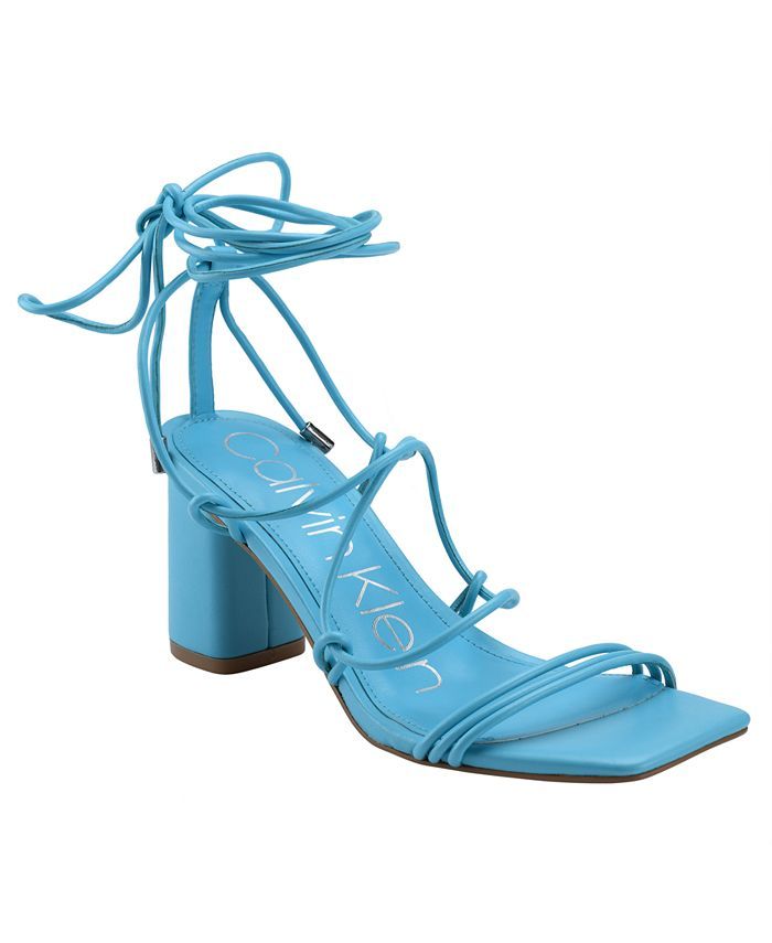 Calvin Klein Women's Calista Strappy High Heel Sandals & Reviews - Sandals - Shoes - Macy's | Macys (US)