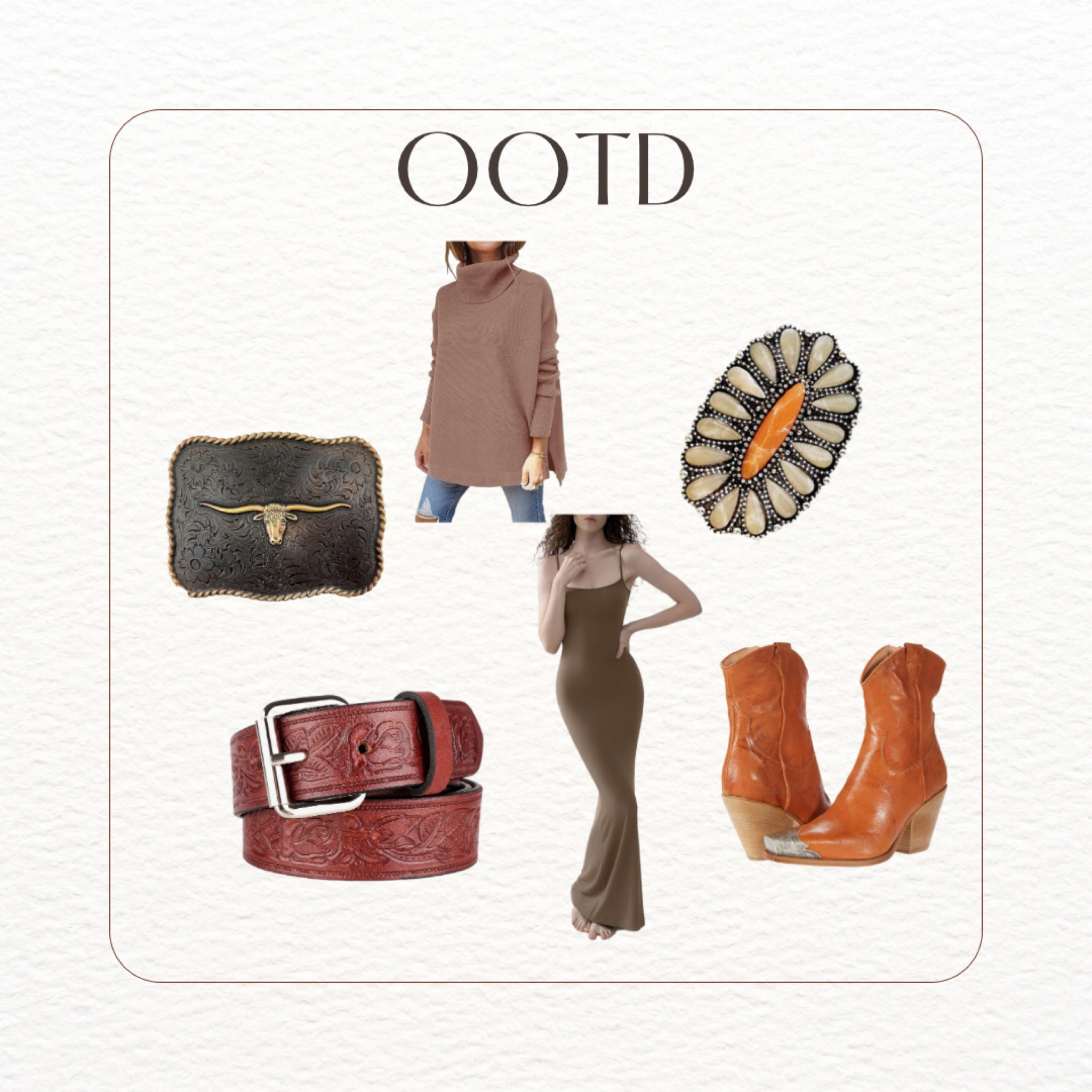 Western outfit info

Sweater weather, Boots, buckle belt, maxi dress

#LTKGiftGuide #LTKfindsunder100 #LTKstyletip