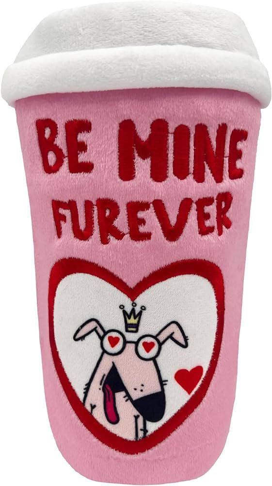 Huxley & Kent for Dogs | Be Mine Furever Latte (Small) | Valentine's Day Funny Dog Toy | Power Pl... | Amazon (US)