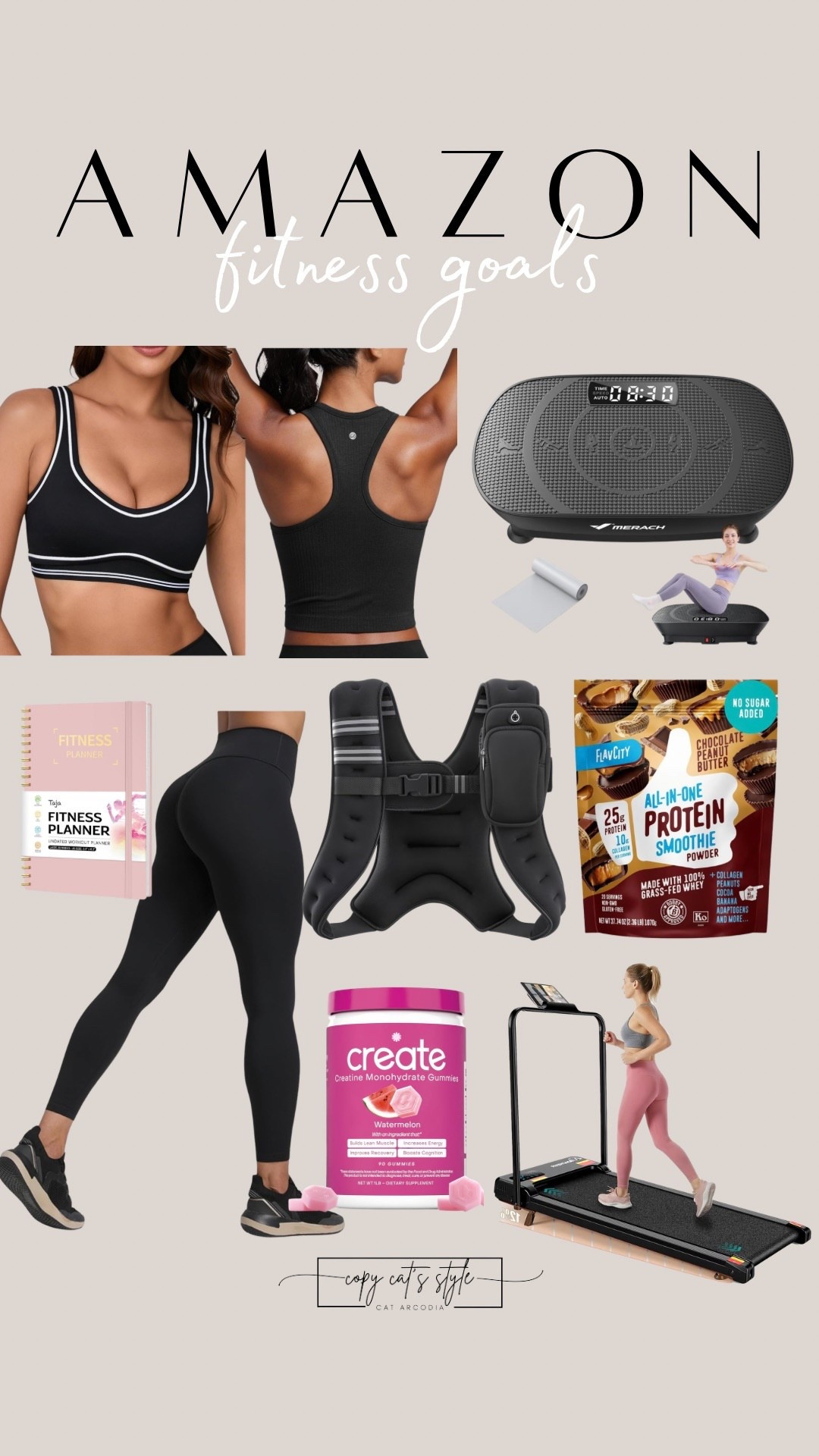 Amazon fitness goals for the new year. Shop all my fitness favorites. 

#LTKActive #LTKfitnessgoals #LTKselfcare