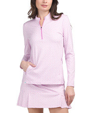 Upf 50 Interlock Quarter Zip Jacket | Marshalls