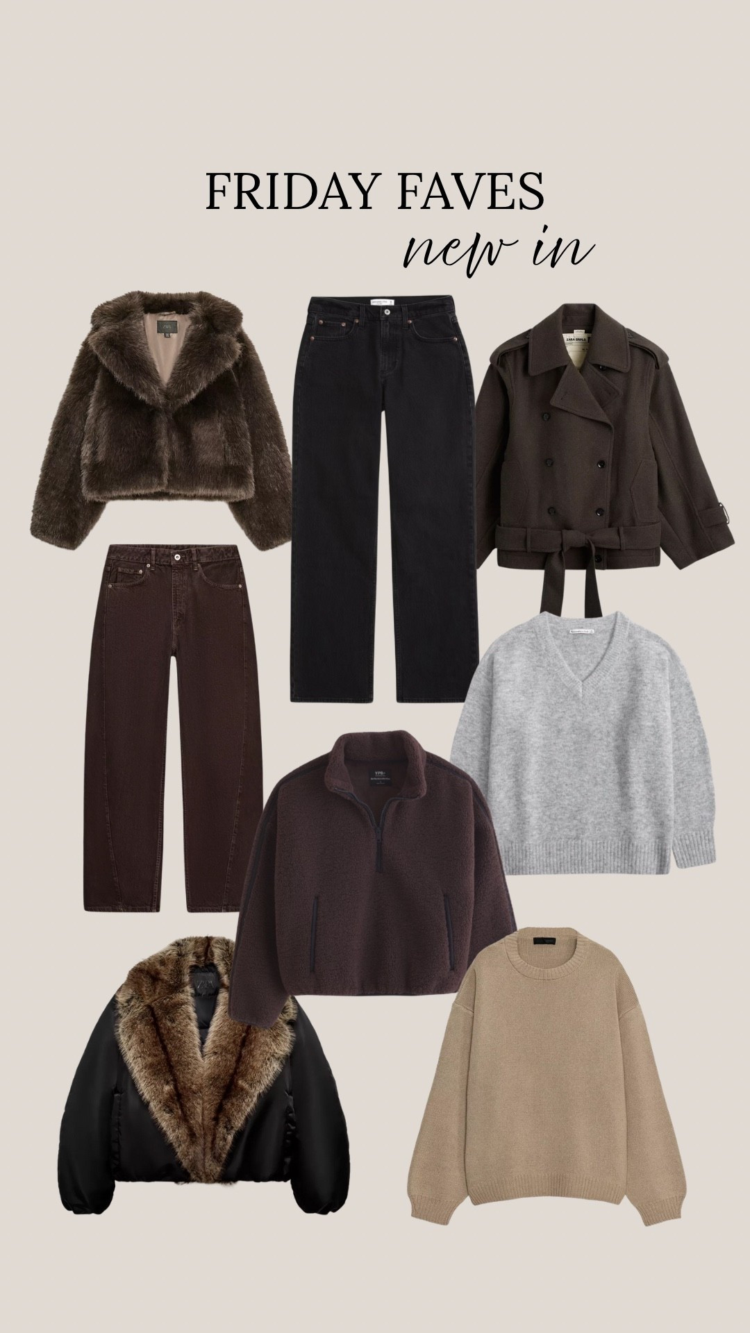 Friday favesss🤎🤎 

#LTKwinter #LTKautumn #LTKjeans