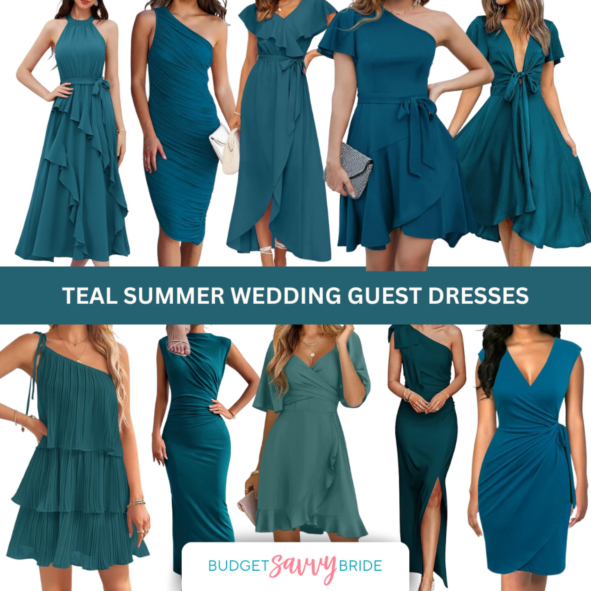 Looking for the perfect teal dress to wear for a summer wedding? Look no further, because we've rounded up a selection of stunning options for a summer soiree, all under $50! 🩱👗

Teal is the real deal! Dive into these beautiful teal dresses that are perfect for wedding season. 🌊💙 Make a splash with this stunning color. 

#WeddingGuestFashion #TealAppeal

#LTKParties #LTKWedding #LTKFindsUnder50