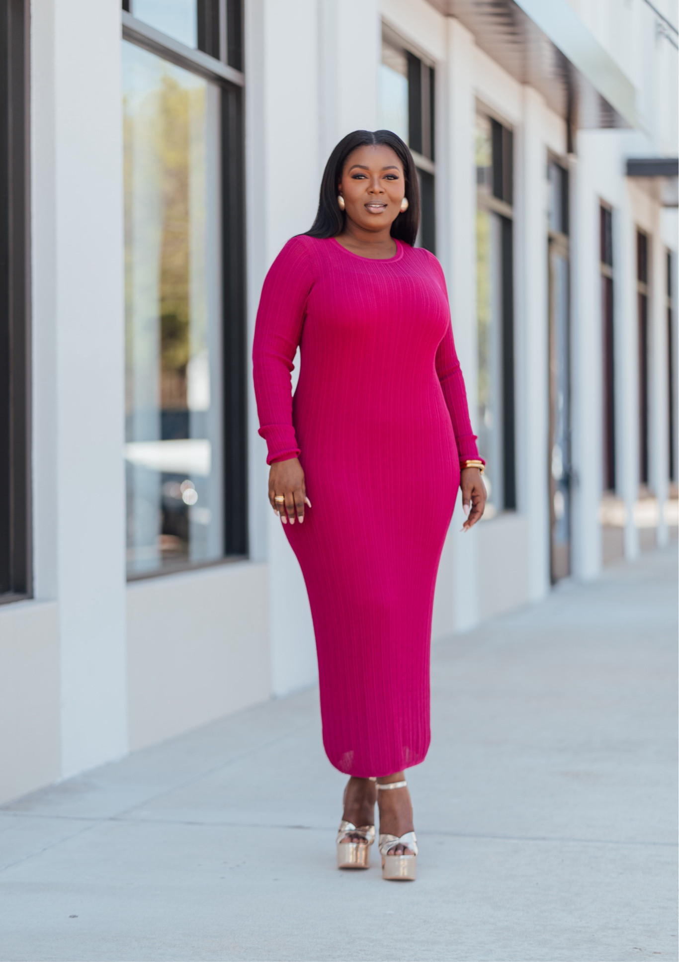 This dress is for sure a fabulous find! I am just shy of 5‘7“ I’m wearing a size large in the photo however, I have tried this dress on in a size medium, and it fits like a glove! It comes with a slip, and the dress is a light weight breathable knit. #springdress 

#LTKxTarget #LTKstyletip #LTKSeasonal