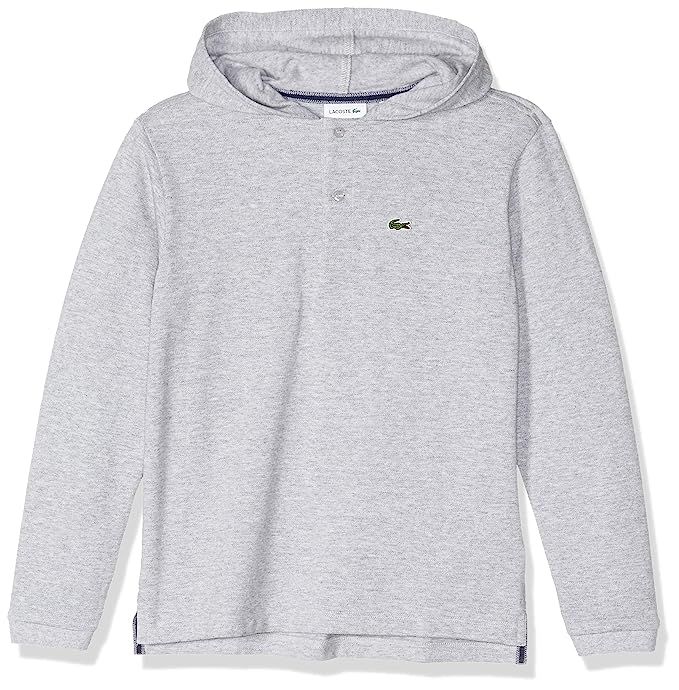 Lacoste Boys Long Sleeve Hooded Pique Polo | Amazon (US)