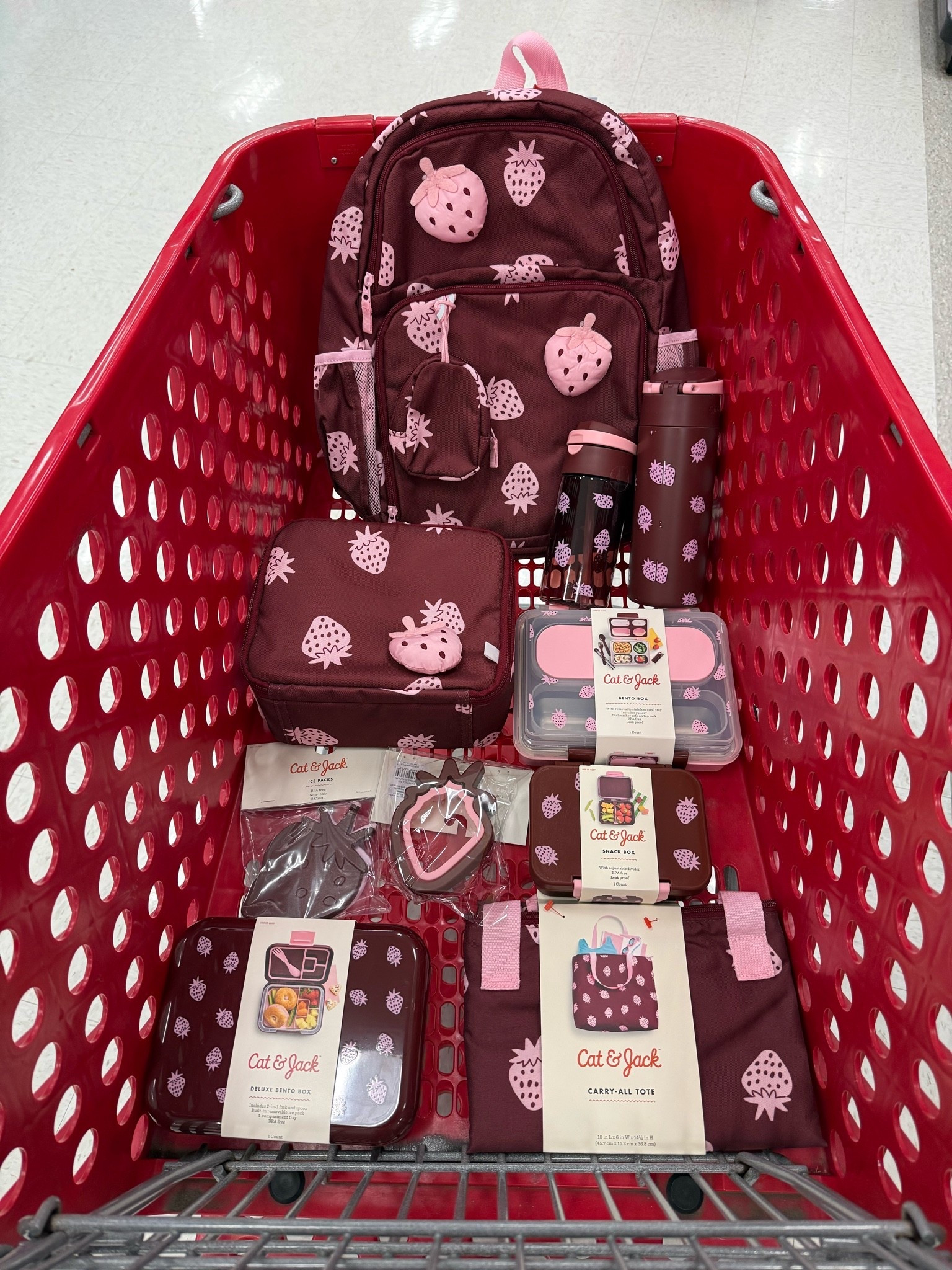 If your little one loves all things pink and strawberries… this collection is going to disappear FAST. 🍓💕 The new Cat & Jack back-to-school pieces all mix and match, and I can’t get over how adorable every little detail is.

#LTKmomlife #LTKKids #LTKHome