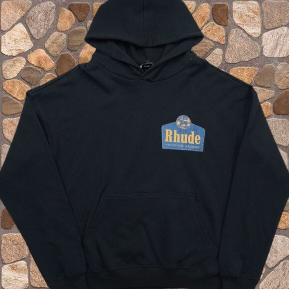 Men's Classic Rhude Hoodie - Black | Poshmark