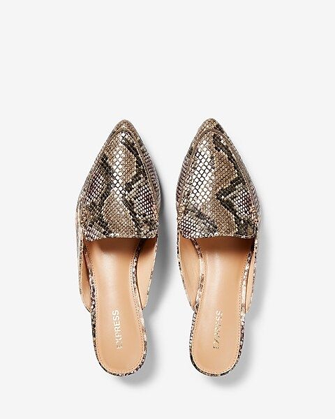 Textured Slide Loafers | Express